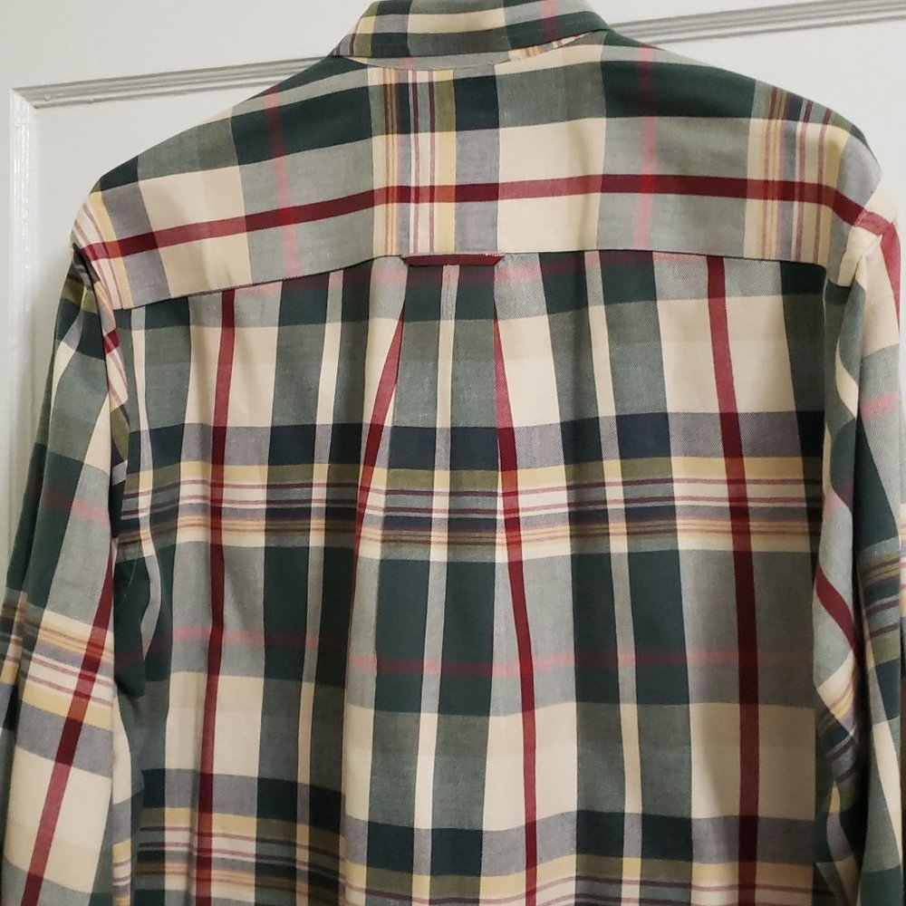 Nautica Mens Shirt Large Classic Dress Shirt Long Sleeve Button Down 100 Percent - Picture 8 of 11